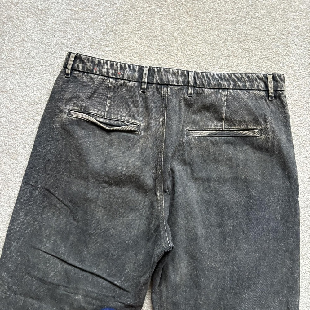 Diesel‎ Pants Measure Mens 38x30 Black D-Chino-Work Cotton Straight Leg Workwear - Picture 13 of 13